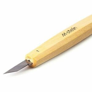 Flat carving knife for wood carving M-stein - N1