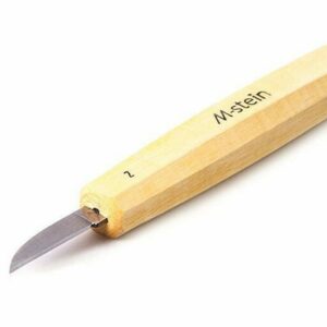 Flat carving knife for wood carving M-stein - N2