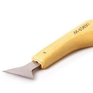 Flat carving knife for wood carving M-stein - N8
